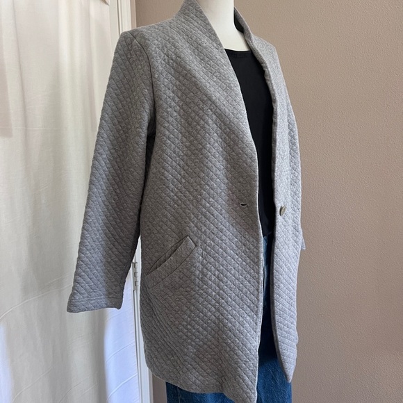 Eileen Fisher Quilted Long Cardigan - Picture 2 of 4